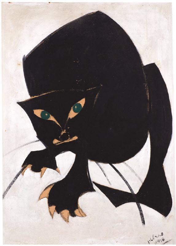 החתול השחור, 1949, אוסף לוין