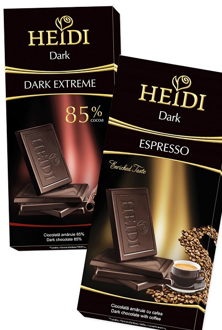שוקולד כהה היידי - 85% קקאו ובטעם אספרסו 9 שח