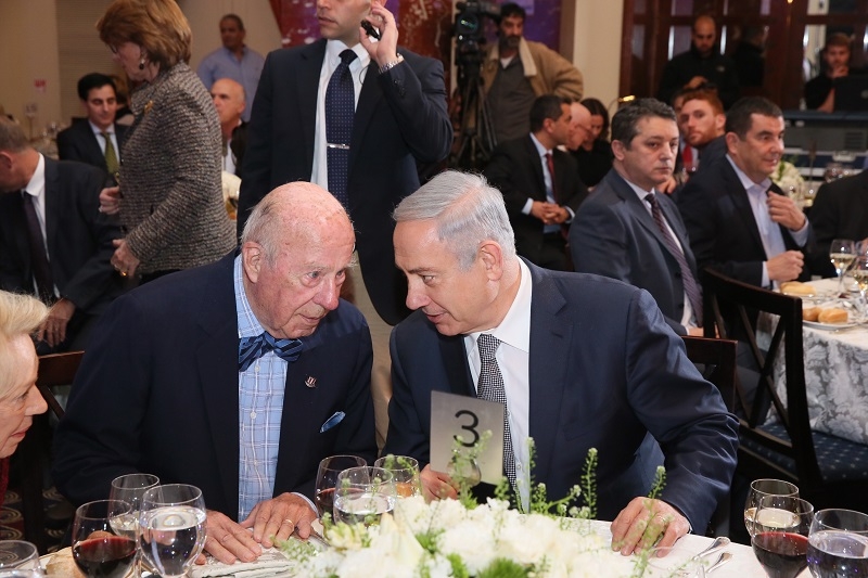 ראש הממשלה בנימין נתניהו השתתף הערב (א') באירוע הוקרה לכבוד מזכיר המדינה האמריקאי לשעבר ג'ורג' שולץ