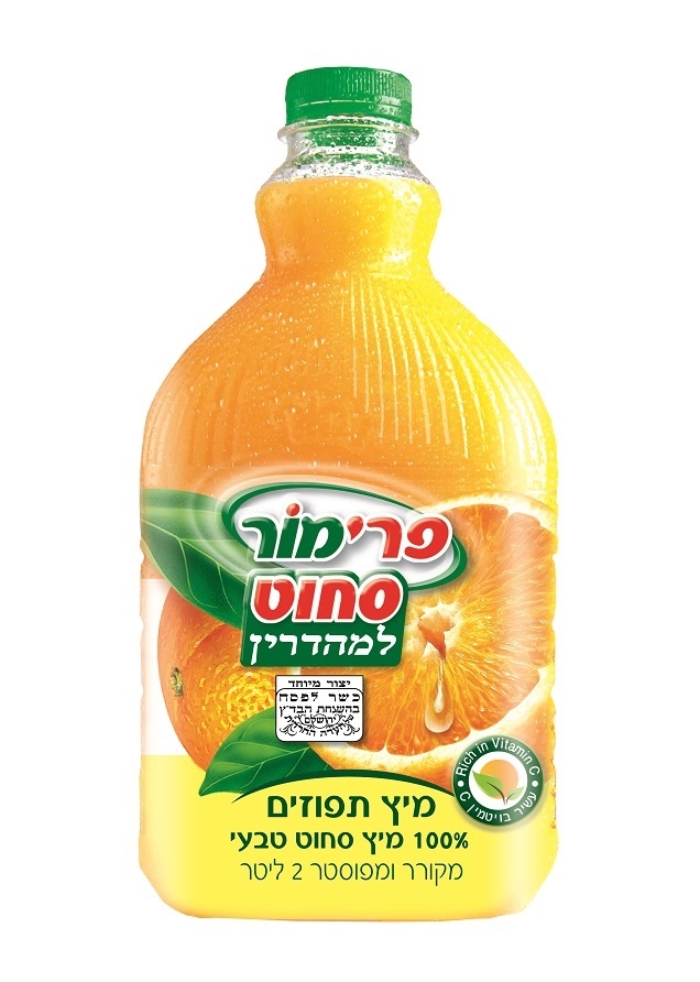 מיץ תפוזים ''סחוט למהדרין'' בבקבוק 2 ליטר