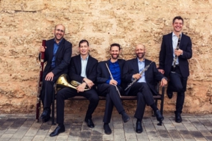 חמישיית כלי הנשיפה תל אביב, בין המשתתפים בפסטיבל. צילום: דן ארז