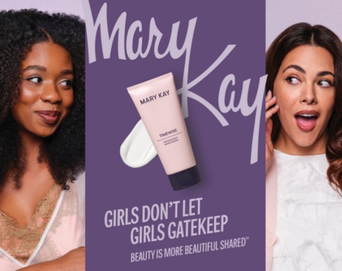 קמפיין Beauty Is More Beautiful Shared של מרי קיי. צילום: Mary Kay Inc
