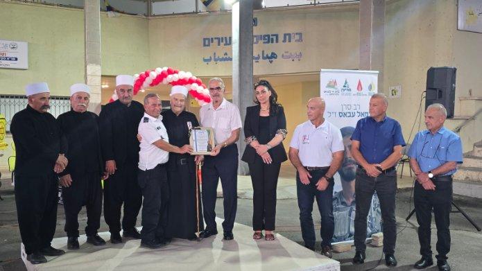 טקס חנוכת נקודת ההזנקה של מד