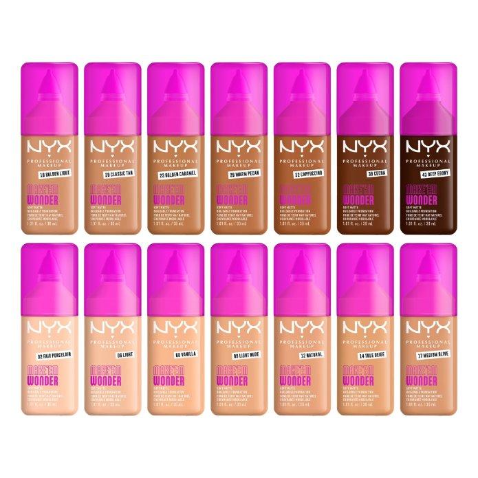 מוצרי WONDER החדשים של NYX Professional Makeup. צילום: יח