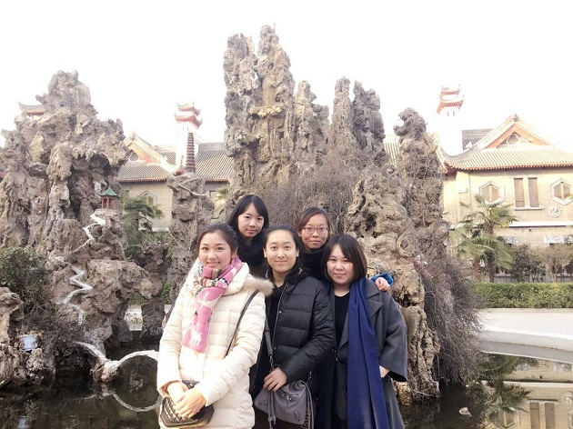 (משמאל לימין: לי יואן, יאו טינג, גאו ויווי, לי ג'ינג ולי שנג'ין. צילום: (טוביה גרינג