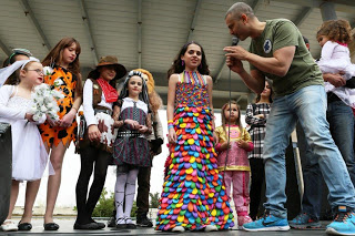 פורים בירושלים: מסיבת הרחוב הגדולה במדינה לילדים. צילום: קובי שרביט