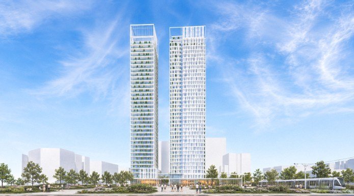 הדמיית הפרויקט החדש בבת ים. הדמיה: משה צור אדריכלים | צילום: משה צור אדריכלים