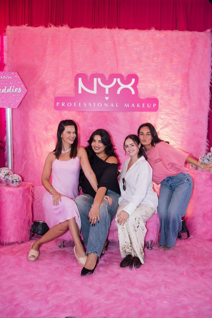 בכירי מותג NYX Professional Makeup באירוע. צילום: יח"צ