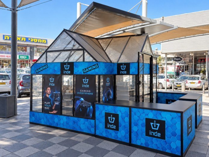 הפופ-אפ של "אינדה גיים" בעופר בילו סנטר OUTLET. צילום: יח"צ | צילום: יח"צ