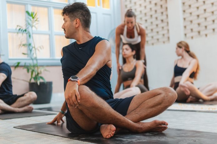שיעור קבוצתי במרכז ה-Wellness של LIFT. צילום: Guy Shalom