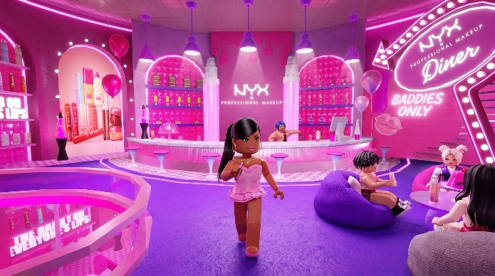 הדיינר באווירת Lip Combo בחוויית NYX ברובלוקס. צילום: יח"צ ניקס