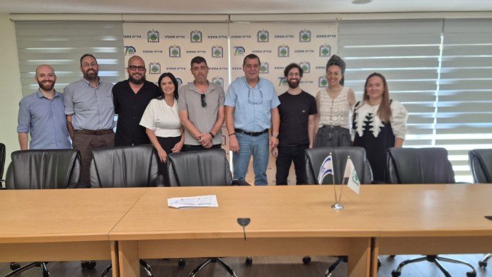 משתתפי מחזור א' של התכנית להכשרה לשינוי חברתי באופקים | צילום: צילום: דוברות עיריית אופקים