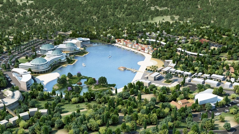 התוכנית לפיתוח אגם מונפורט. הדמייה: טוטם