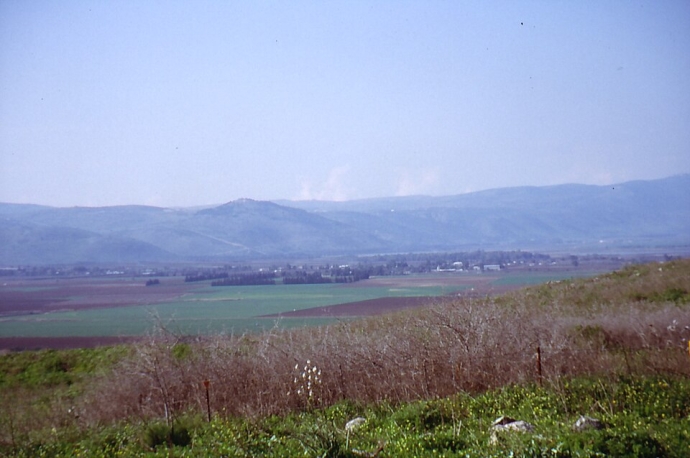 תצפית על עמק החולה