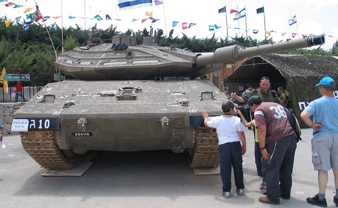 טנק מרכבה במוזיאון יד לשריון בלטרון