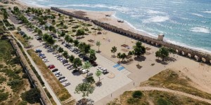 קיסריה: 24 מיליון שקל נוספים לשדרוג חוף אמת המים הדמיית חוף אמת המים (האקוודוקט) בקיסריה לאחר השדרוג | צילום: מילר בלום תכנון סביבתי בע