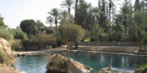 פארקי מים ובריכות טבעיות עם ילדים: המדריך המלא לכל מקום בישראל שבו אפשר פשוט לקפוץ למים בריכות גן השלושה (הסחנה) בעמק המעיינות – מים בטמפרטורה קבועה של כ-28 מעלות כל השנה | צילום: צילום: Yuvalr, ויקישיתוף, CC BY-SA 3.0