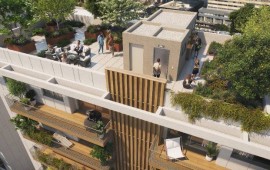 לראשונה במחוז מרכז: היתר בנייה בהתחדשות במסלול אדריכל מורשה הדמיית פרויקט ההתחדשות העירונית ברחוב בן גוריון 13-15 בכפר סבא | צילום: 3DVision