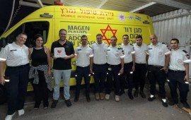 התעוררה מקולות חרחור והצילה את בעלה: קובי מכפר יונה חזר לחיים קובי ואורטל כהן עם צוותי מד