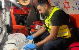 חולץ משריפה בכרמיאל: צוות מד"א העניק חמצן לחתול מיצי צוות מד
