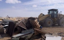 רמ"י פינתה כ-170 מבנים בנגב: מאות דונמים הושבו למדינה מבצע האכיפה של רשות מקרקעי ישראל באזור אל מיסק שבמישור רותם | צילום: רשות מקרקעי ישראל