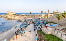 בין הים, הנמל ומגרש הגולף: 1,500 רצים במרוץ קיסריה החמישי מרוץ קיסריה | צילום: יח