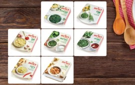 עשבי תבלין טריים שנקצצו והוקפאו - מקדמים בישול אוכל בריא יותר במטבח מגוון מוצרי דורות (צילום ארקדי רסקין)