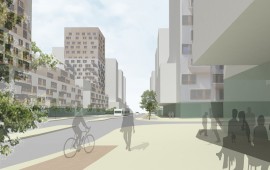 תל השומר: 14,000 יחידות דיור יחליפו את מחנה תל השומר תל השומר מרכז. הדמייה באדיבות משה כהן ומשרד האדריכלים קולקר – קולקר- אפשטיין