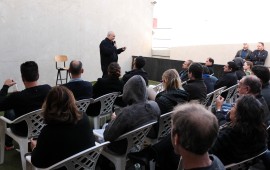 חמי פרס בודק השקעות חדשות במסגרת ה-האב החיפאי In-vent צילום: הגר מסר