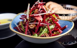 הסלט שלא הכרת: מתכון מרענן ואביבי - סלט סלק ותפוחים סלט בריאות. צילום: קונספטיק