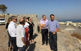 ראש העיר טבריה קיים סיור מקיף בתאגיד המים "מי רקת" ראש העיר ויו