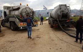 זוהה מפגע שמן בנחל הקישון צילום: ניר לוינסקי, המשרד להגנת הסביבה