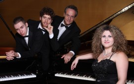 קונצרט התזמורת הקאמרית בשיתוף אנסמבל הפסנתרנים הבינלאומי "מולטיפיאנו" צילום: דן פורגס