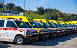 מאות בני ובנות שירות לאומי חדשים החלו את התנדבותם במגן דוד אדום אמבולנסים וניידות טיפול נמרץ של מגן דוד אדום. צילום: איתמר כרמון