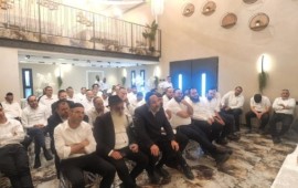 "הלב הפועם של שירותי הדת": המועצה הדתית באשקלון ערכה כנס הוקרה למשגיחי הכשרות כנס ההוקרה והרמת הכוסית של המועצה הדתית באשקלון. צילום: דוברות המועצה הדתית אשקלון