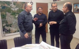 בית שאן: מסוף משא חדש של הרכבת יוקם כחלק מקו חיפה - בית שאן הפגישה שהתקיימה בלשכת ראש העיר בן שטרית