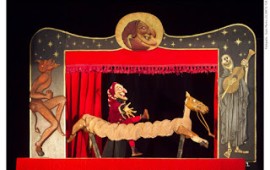 מתוך המופע של דון קריסטובל שיוצג בפסטיבל הבינלאומי לתיאטרון בובות בירושלים