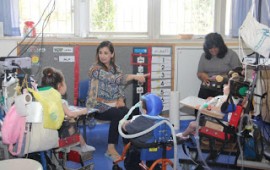 לומדים קצת אחרת: פתיחת שנה בבית הספר השיקומי בבית החולים אלי''ן היום הראשון ללימודים בבית הספר השיקומי בבית החולים אלי