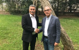 חה"כ נחמן שי תומך בעמיר פרץ לראשות מפלגת העבודה ולראשות הממשלה חברי הכנסת נחמן שי ועמיר פרץ