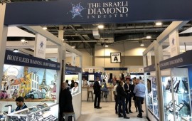 יהלומים בשמי לאס וגאס: הבורסה הישראלית והאמריקאית יפעלו נגד הטעיית צרכנים בשיווק יהלומים סינתטיים JCK תערוכת היהלומים בלאס וגאס (קרדיט: מכון היהלומים הישראלי)