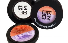 בועז שטיין משיק לאביב צללית דואו בגווני קורל חיוני לצד סגלגל פסטלי צללית בועז שטיין אביב 2019 (צילום: אלון גנון)