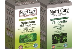 Nutri Care מציגה תוספי תזונה המבוססים על ספירולינה וכלורלה - אצות המסווגות כ''מזונות על''