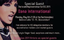 דנה אינטרנשיונל בגרמניה - מסיבת האירווזיון הישראלית תחגוג 13 ל"דיווה"