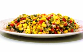 סלט טונה, תירס וגמבה - מתכון לעל האש