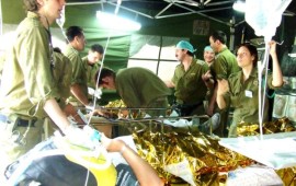 לראשונה: צה"ל תרגל הקמת בית חולים שדה בתוך בית חולים אזרחי zahaltargil