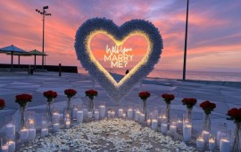 הצעת נישואין באשקלון - ליד הים או במסעדת יוקרה? שמואל הפקות הצעת נישואין