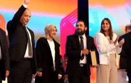 יפית סלימן ולוי סודרי הם כלה וחתן חידון התנ"ך הארצי למבוגרים צילום: ששון תירם