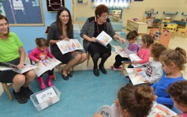 ספריית ''פיג'מה'' לקטנטנים מגיעה לרשת מעונות ''אמונה'' ליאורה מינקה, יו